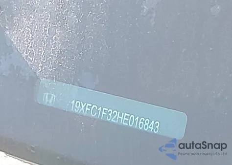 2017 Honda Civic Ex-T z USA, uszkodzony, nr VIN 19XFC1F32HE016843